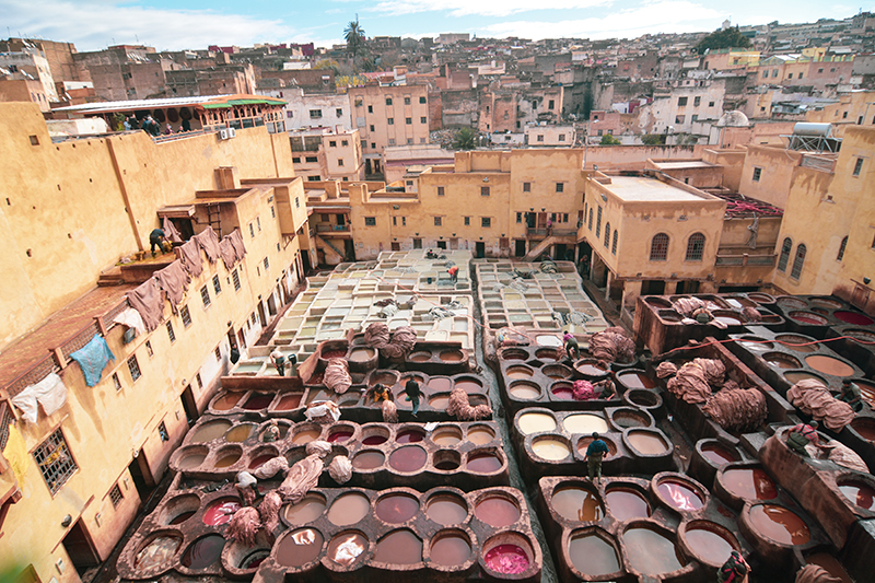 タンネリショワラ　モロッコ　フェズ　旧市街