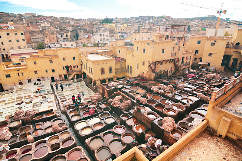 タンネリショワラ　モロッコ　フェズ　旧市街
