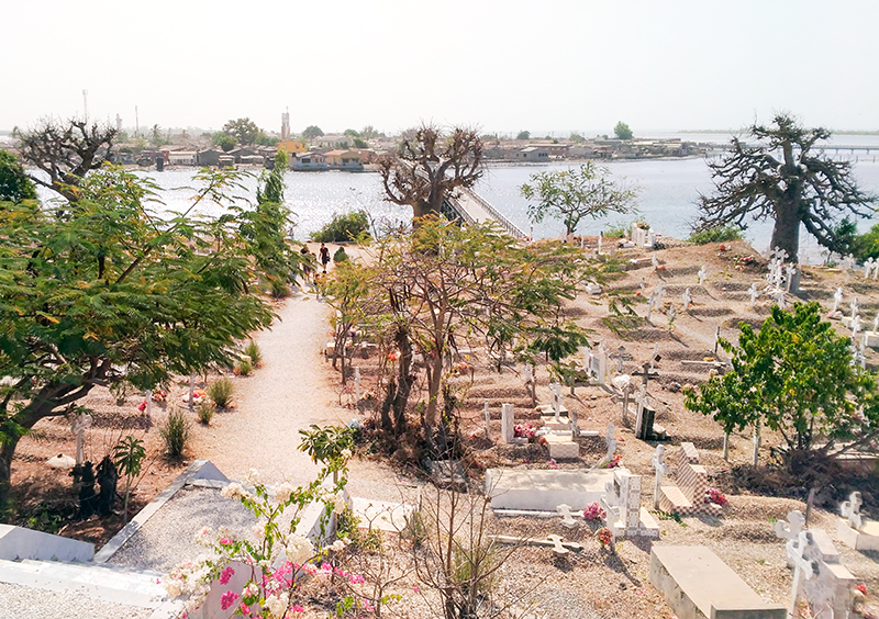 セネガル　ファディユ島　墓地
