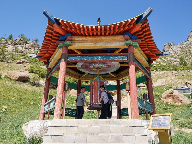 モンゴル旅行　アリヤバル寺院　Aryabal Meditation Temple