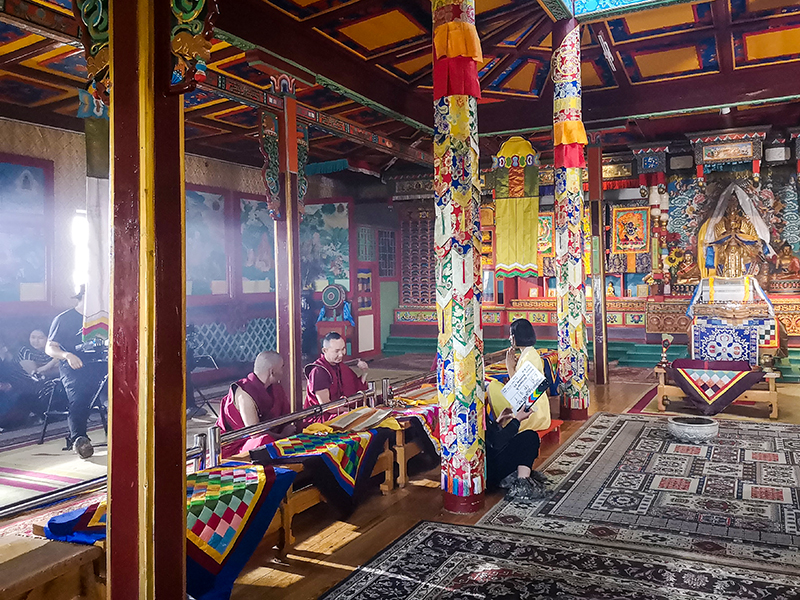 モンゴル旅行　アリヤバル寺院　Aryabal Meditation Temple