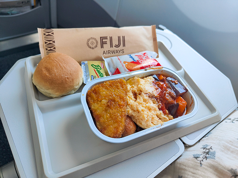 フィジーエアウェイズ 機内食