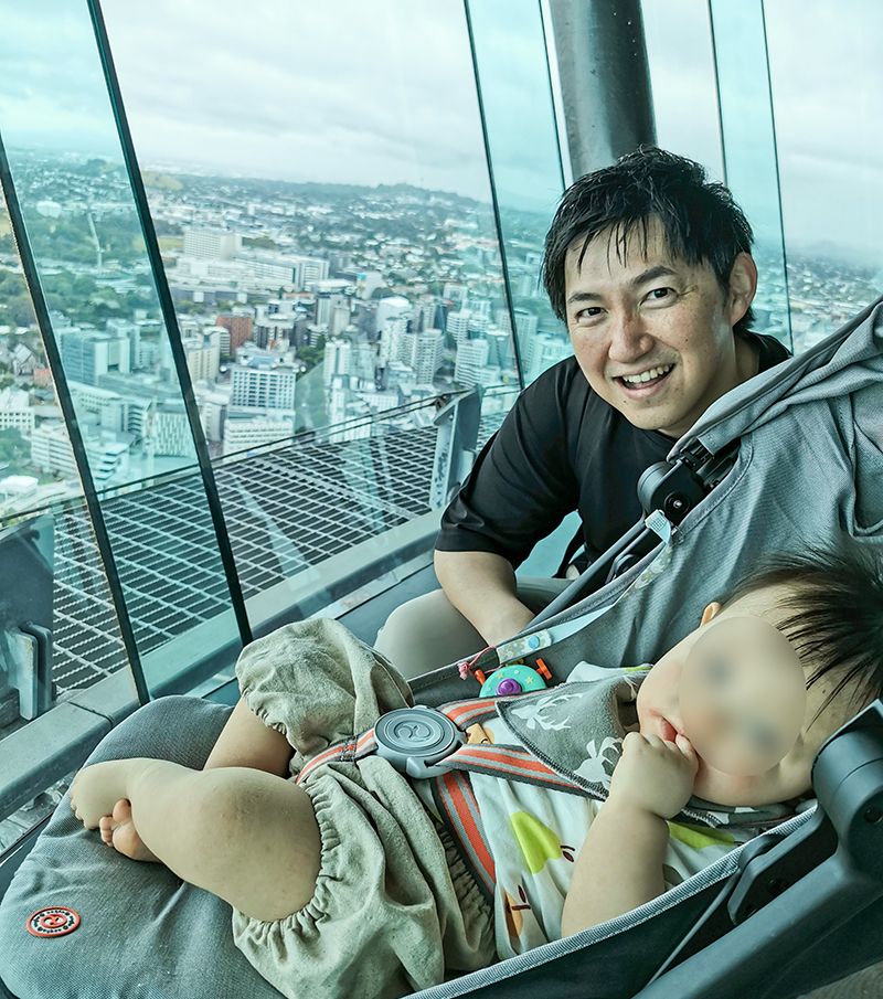 オークランド スカイタワー ニュージーランド・フィジー旅行記 赤ちゃん連れ海外旅行