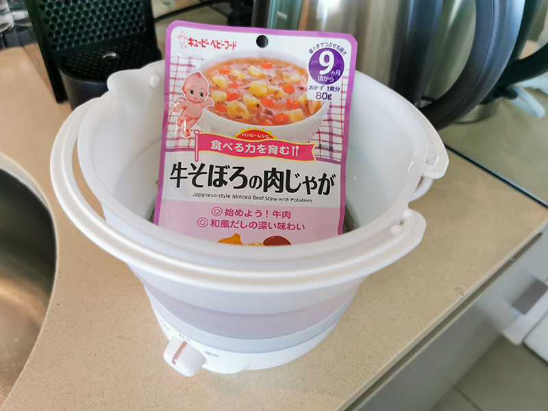 海外旅行　離乳食　後期