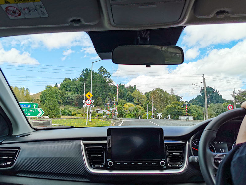 ニュージーランド 踏切