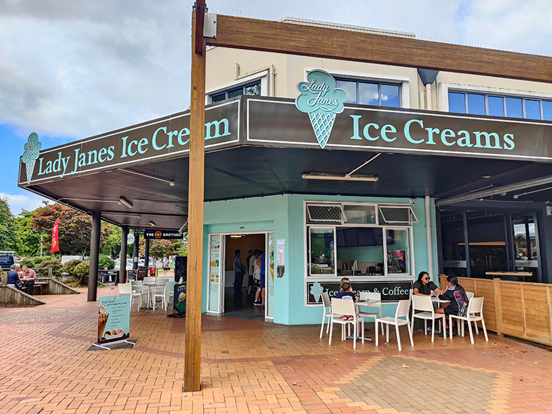 ロトルア　Lady Janes Ice Cream Parlour